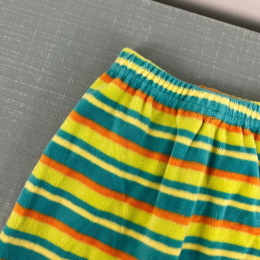 Vintage Y2K Le Top Zoo Friends Stripe Polka Dot Velour Outfit 3 Months - Picture 6 of 12